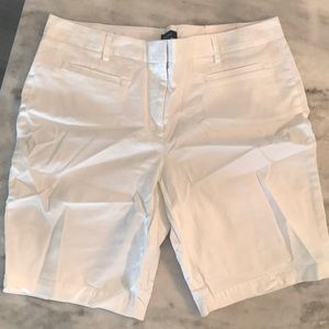 Land’s End white chino shorts